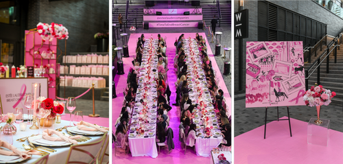 Estee Lauder corporate event installation by Alexandria Design House