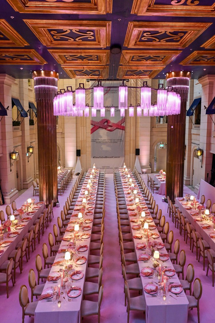 Estee Lauder Breast Cancer Campaign event by Alexandria Design House
