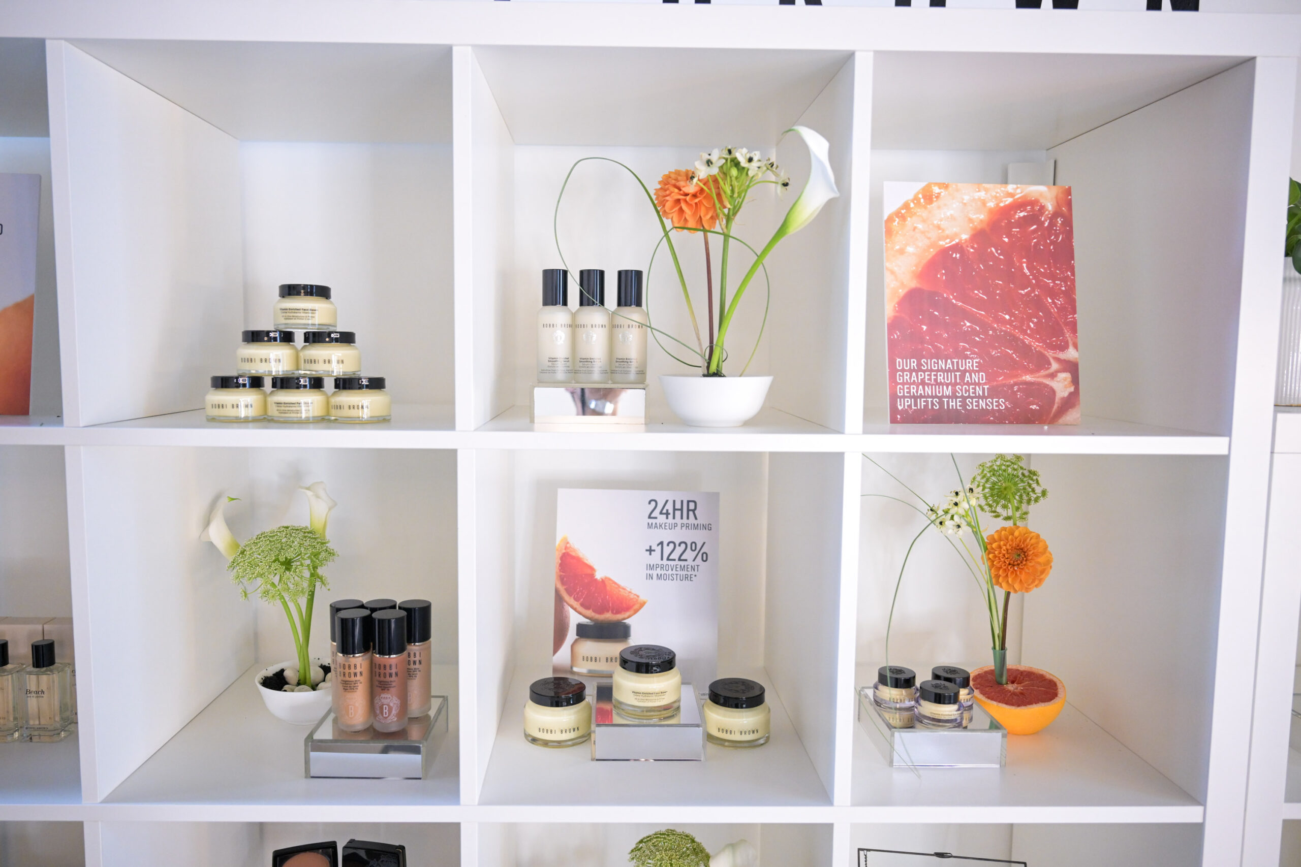 Bobbi Brown × FASHION experiential environment detail by Alexandria Design House