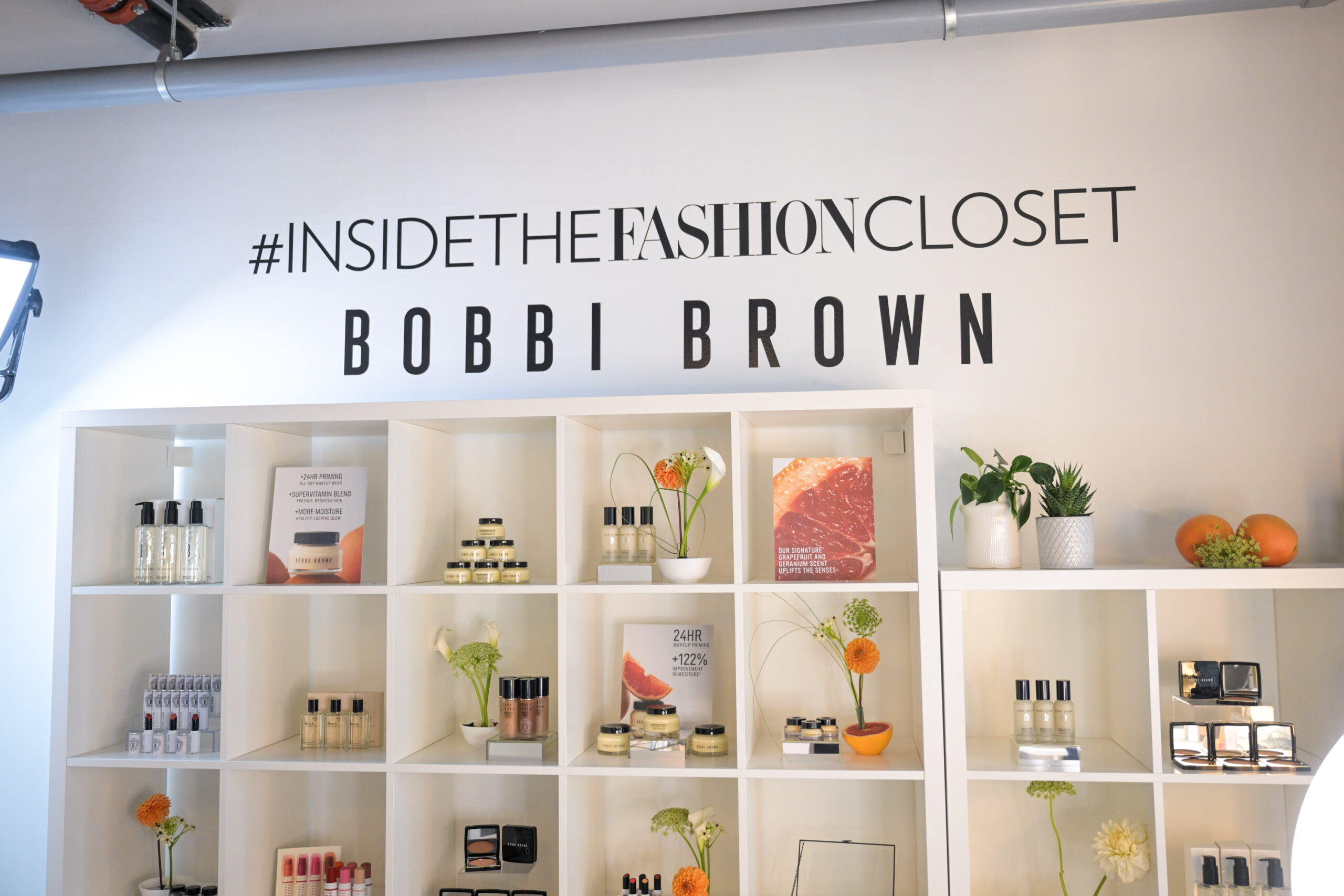 Bobbi Brown × FASHION experiential environment detail by Alexandria Design House