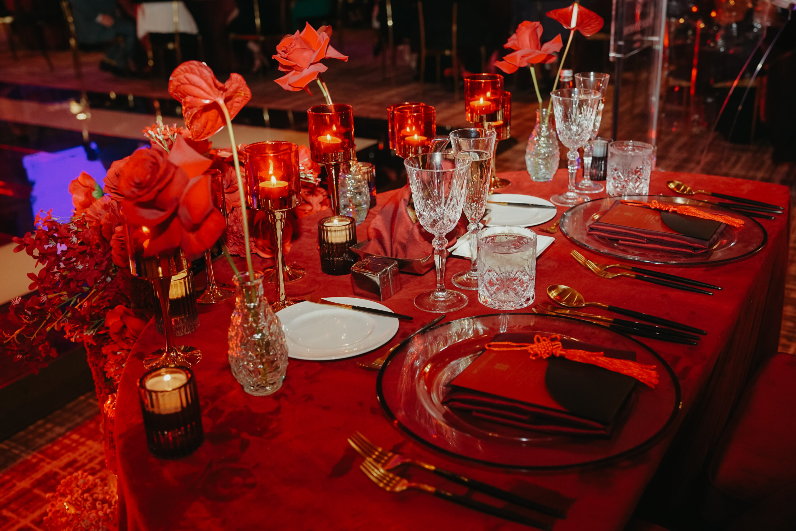 Cultural wedding spatial design and guest experience by Alexandria Design House