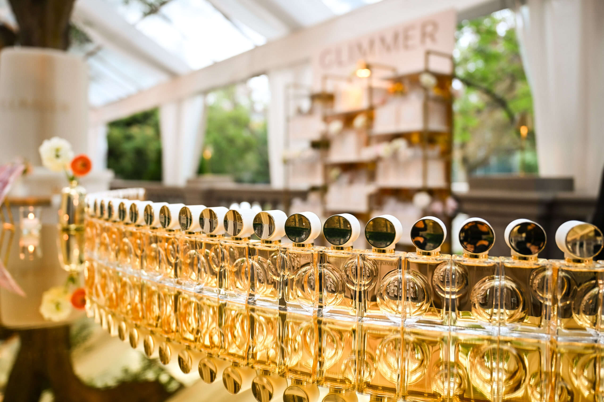 Estée Lauder · Glimmer event environment by Alexandria Design House